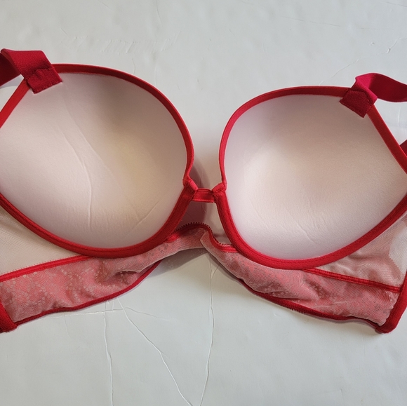 Victoria's Secret Very Sexy Push Up Bra 36 DD Red - Picture 13 of 14